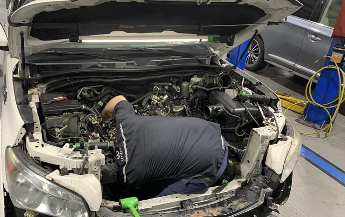 Hạng mục dịch vụ tại gara sửa xe infiniti