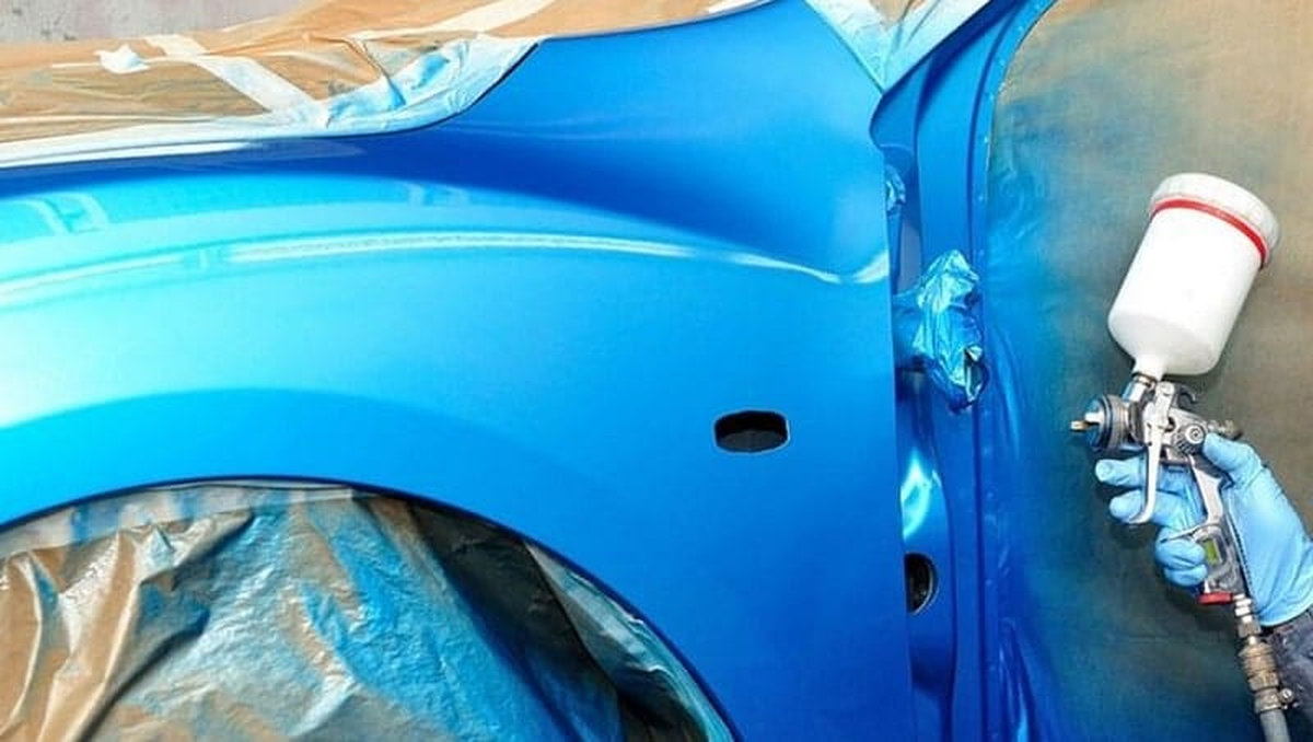 Quy trình sơn đổi màu xe ô tô