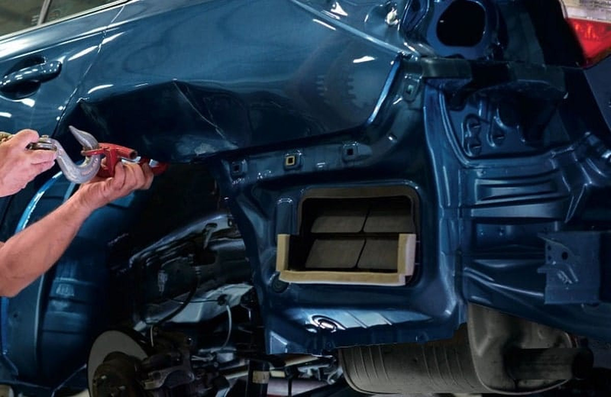 Sơn quây phục hồi xe sau tai nạn