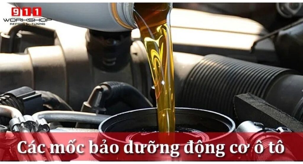 Bảo dưỡng động cơ ô tô