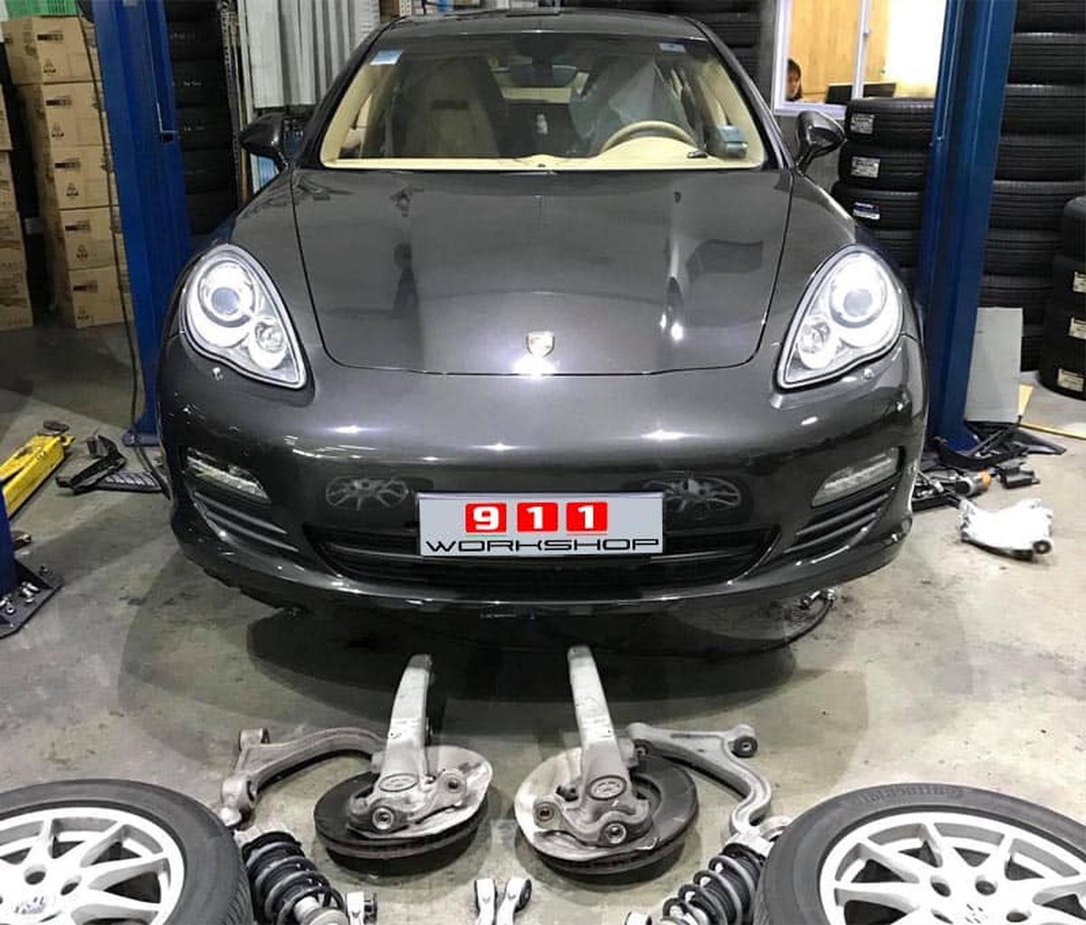 Địa chỉ sửa xe Porsche giá tốt tại Hà Nội