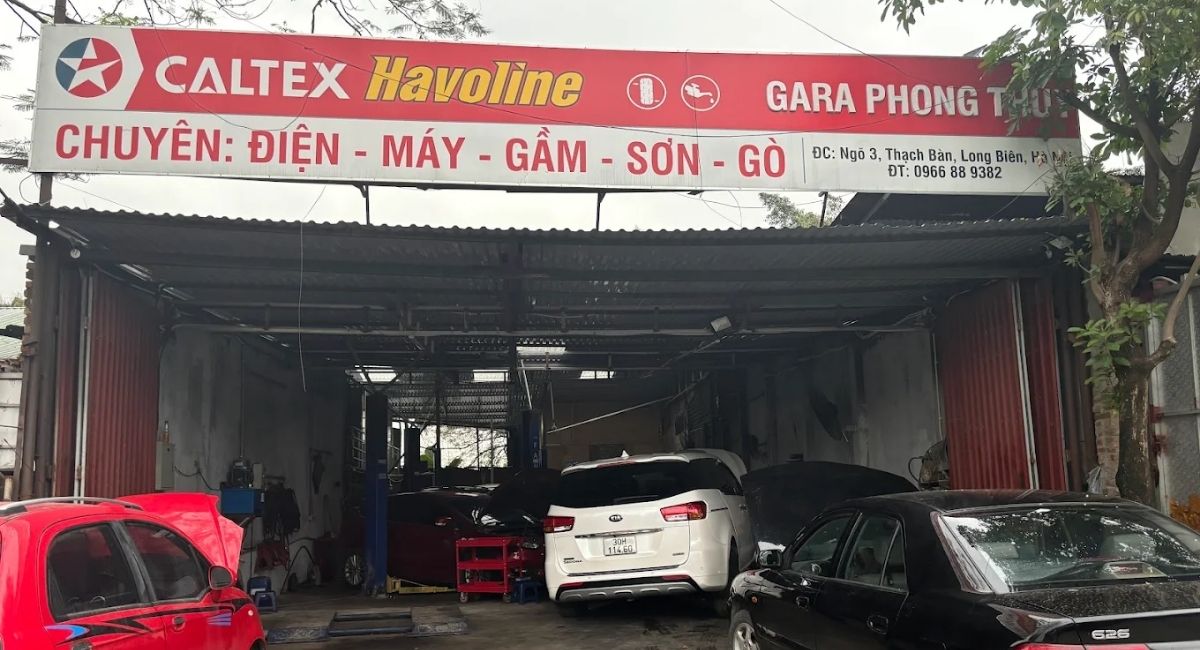 Gara sửa chữa ô tô Phong Thủy