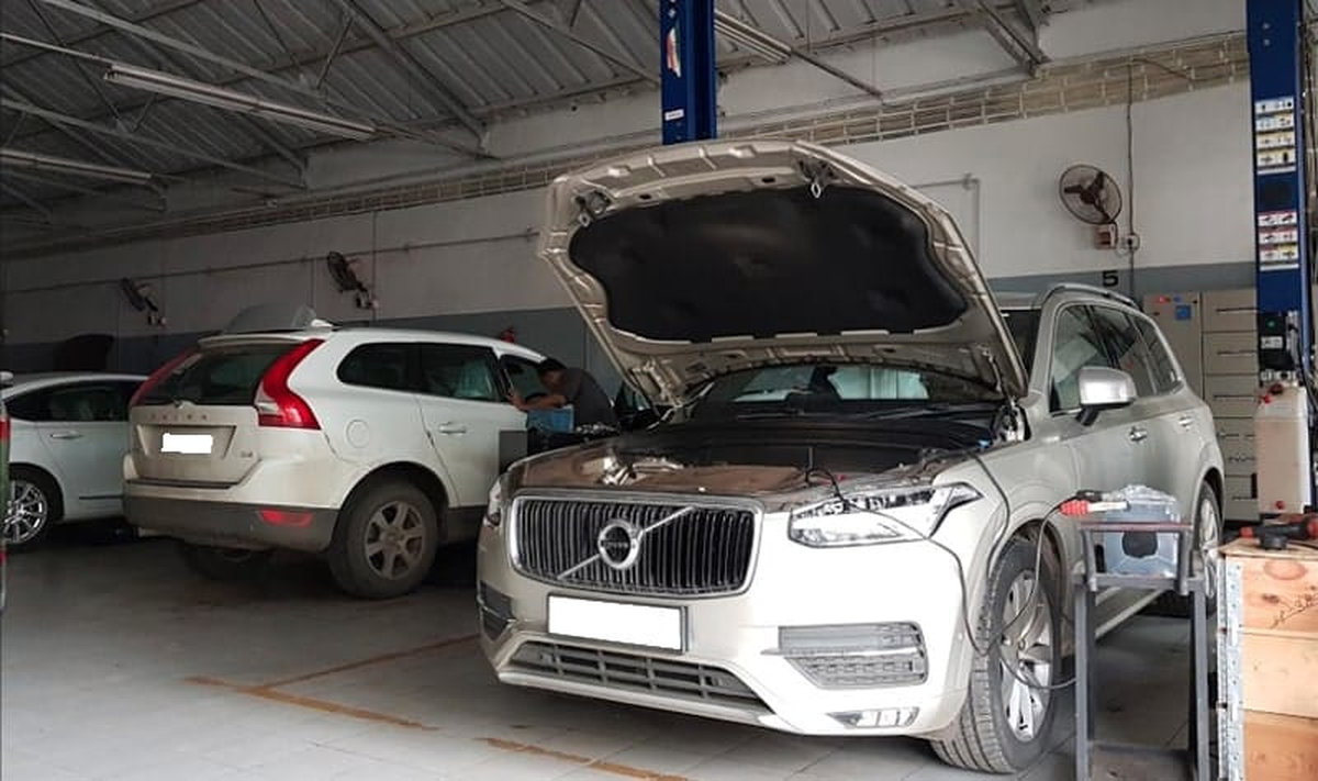 Hạng mục sửa xe Volvo chi tiết
