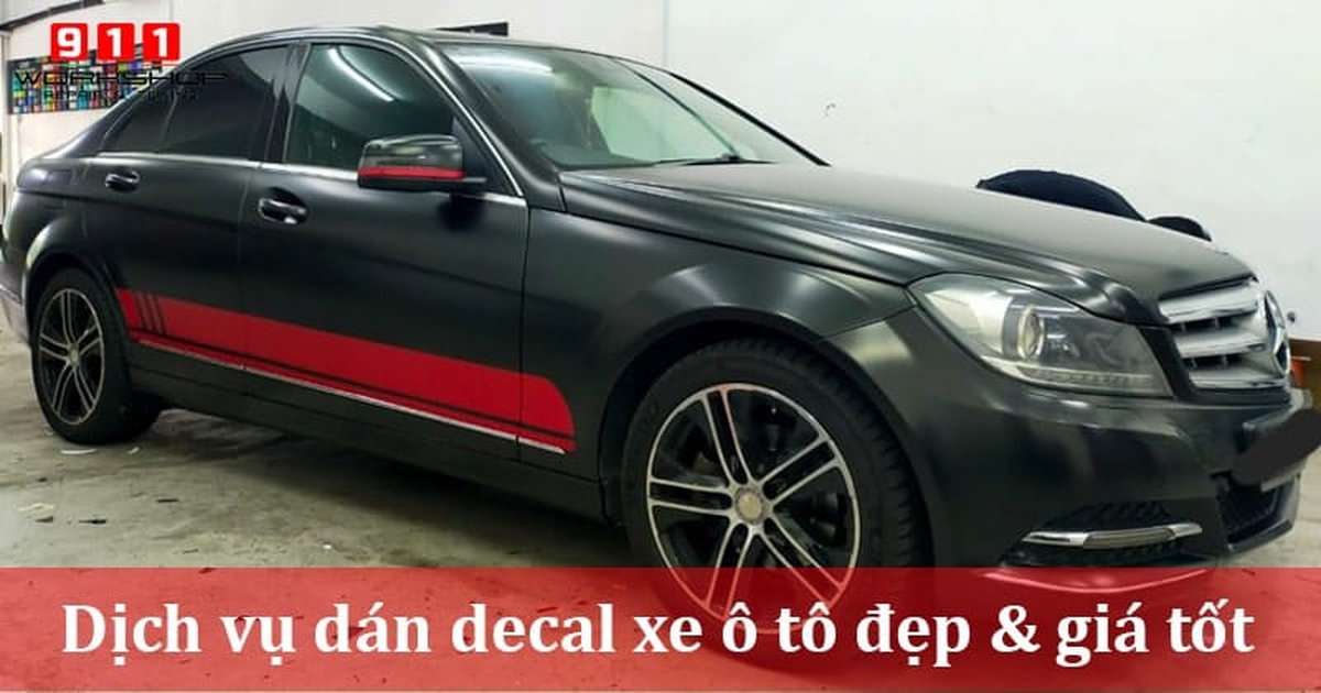 Dán decal xe ô tô