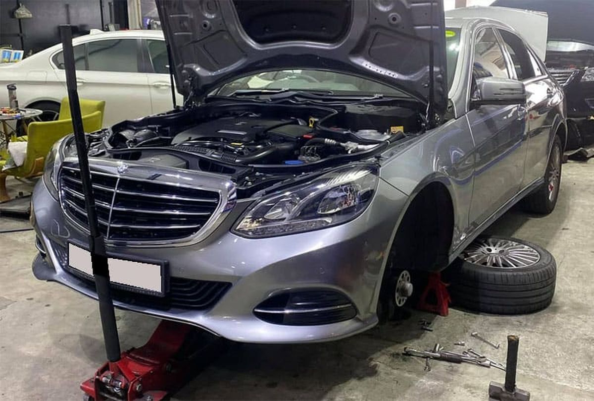Gara sửa chữa thước lái xe Mercedes tại Hà Nội