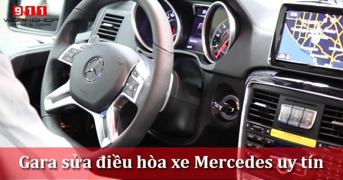 Sửa điều hoà xe Mercedes