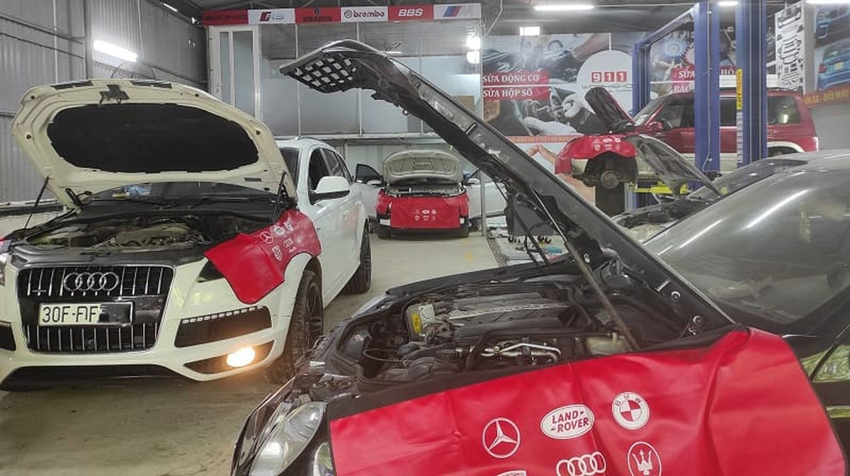 Địa chỉ sửa chữa hư hỏng thường gặp trên xe Audi