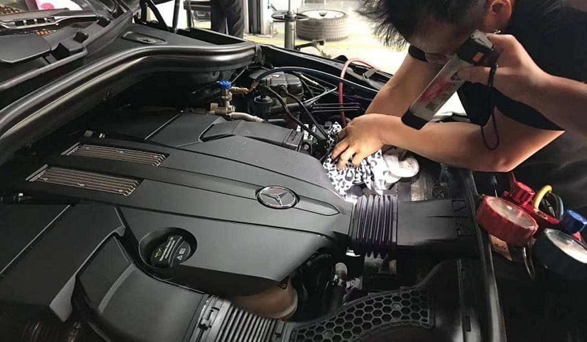 Báo lỗi xe Mercedes