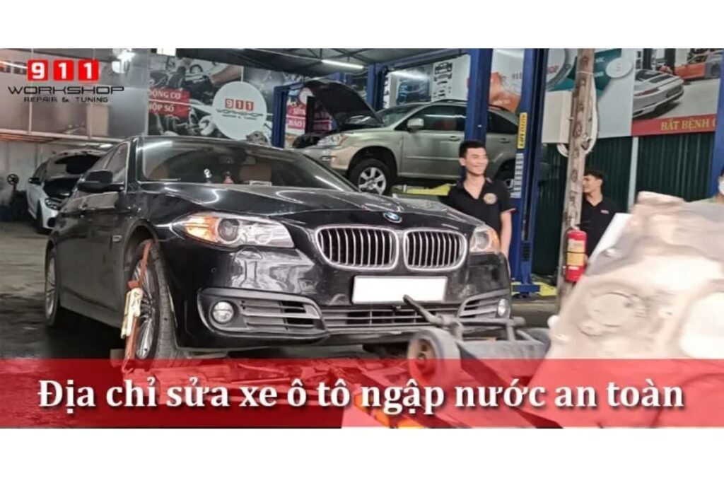 Sửa chữa xe ô tô ngập nước uy tín tại Hà Nội, chi phí minh bạch