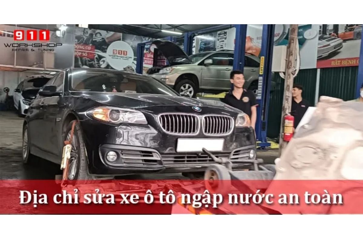 Sửa xe ô tô ngập nước