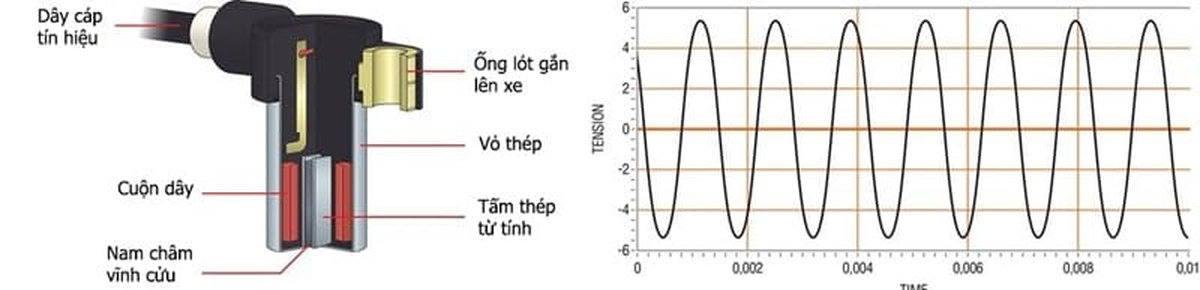 Cảm biến tốc độ bánh xe bị động