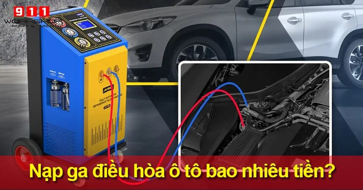 Nạp ga điều hòa ô tô