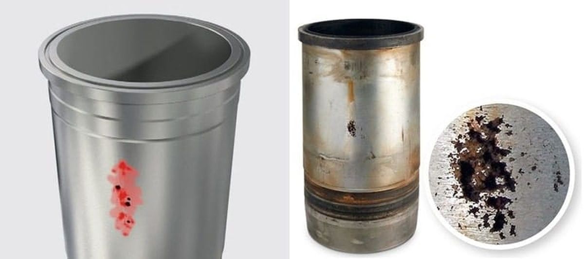 Piston ô tô bị hỏng xi lanh