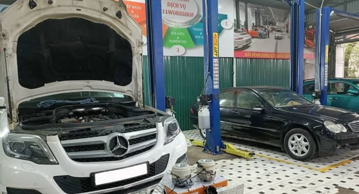 Gara bảo dưỡng Mervedes GLK giá tốt