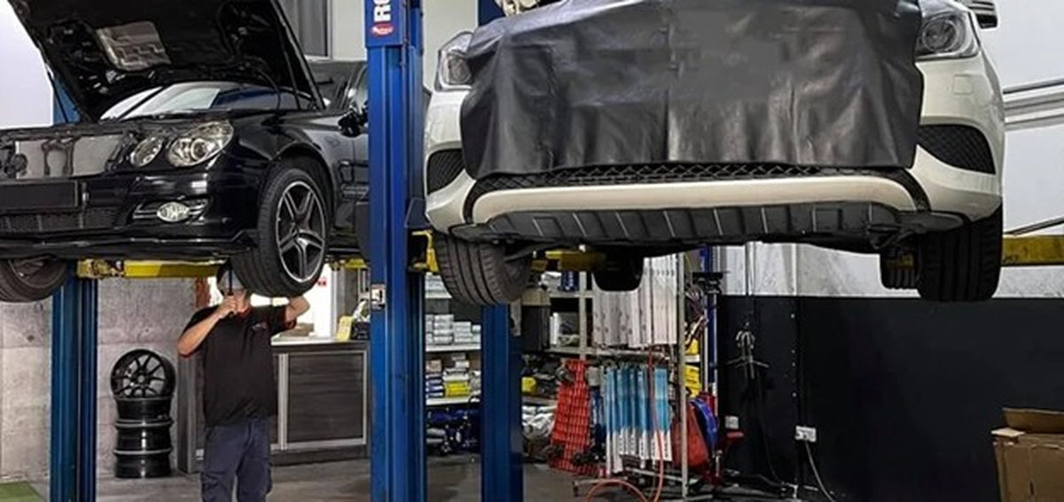 Kiểm tra hư hỏng hệ thống treo trên ô tô tại gara