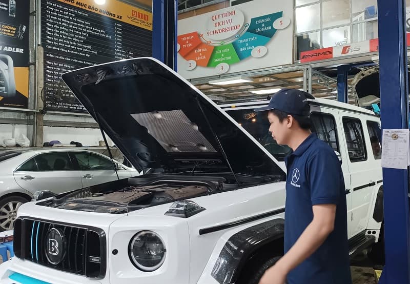 chuyên sửa chữa xe mercedes benz tại hà nội
