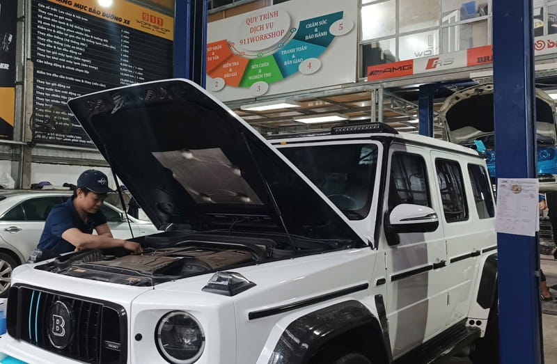 bảo dưỡng ô tô mercedes tại hà nội