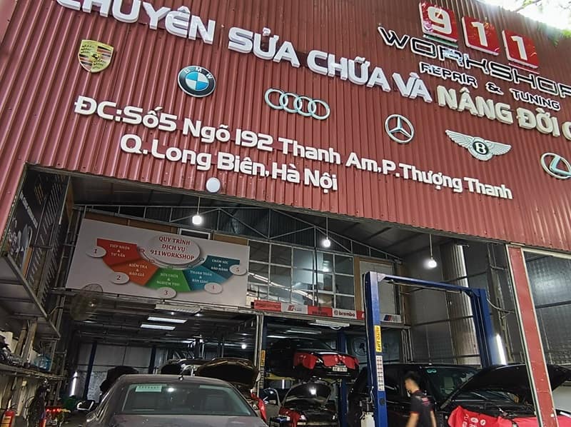gara chuyên bảo dưỡng mercedes uy tín
