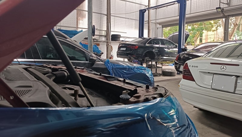 phí bảo dưỡng xe mercedes bao nhiêu