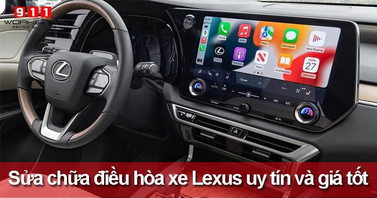 Sửa chữa điều hòa xe Lexus