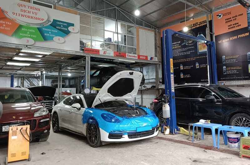 quy trình vệ sinh hệ thống nhiên liệu trên xe ô tô