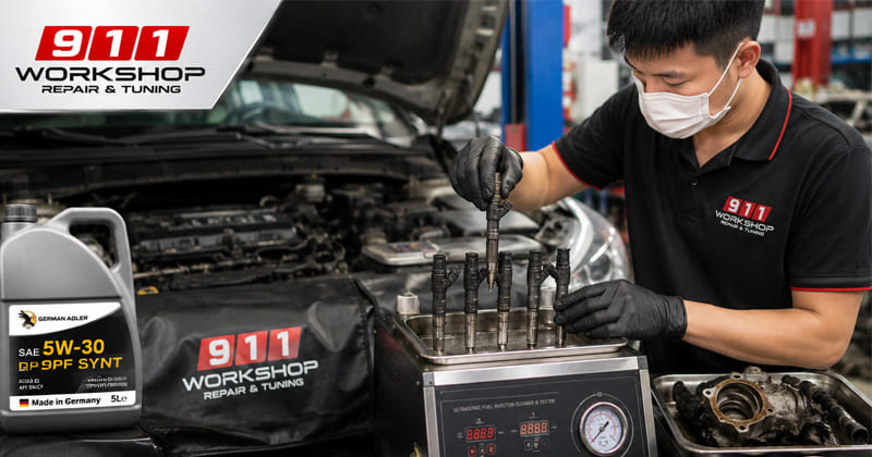 dịch vụ vệ sinh hệ thống nhiên liệu ô tô tại hà nội