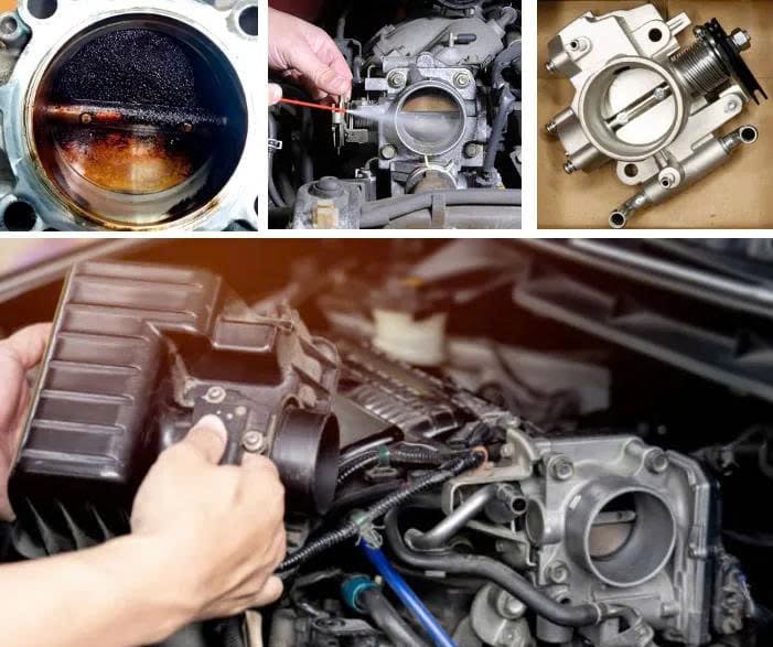 dịch vụ vệ sinh họng ga xe ô tô